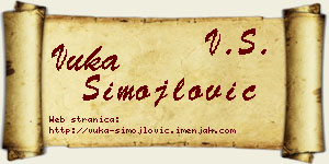 Vuka Simojlović vizit kartica